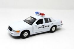 VOITURE BLANCHE FORD POLICE